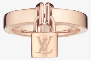 Louis Vuitton Lockit Ring In Rose Gold $2,760 - Louis Vuitton Lock Ring