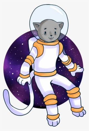 Space Cat - Cartoon