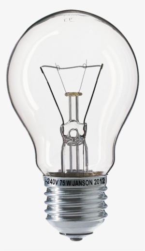 Light Bulb, Bulbs, Fragile, 75w, Glow Wire, Glass - Lampadina Png