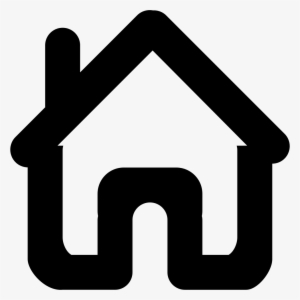 Home Gross Outline Symbol Comments - Icono De Home Png