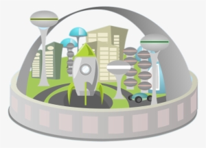 Futuristic Clipart Future City - Future City Clip Art