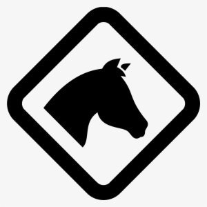 Horses Sign Icon - Pferde Icon