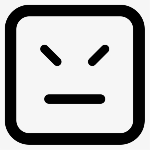 Emoticons Face With Straight Mouth Line And Closed - 7 Icon Png