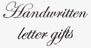 Hand Written Letter Gifts - Birthday