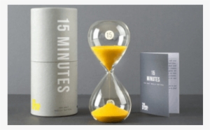 15 Minute Glass- Sand Timer - Snifter
