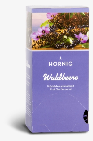 hornig wild berry tea - früchtetee waldbeere - 25 triangle sachets, 100 (9,95
