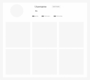 Instagram Aesthetic Instagram Profile Template Transparent Png 700x627 Free Download On Nicepng