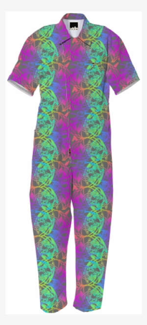 Glow Sticks Abstract Funky Patterned Jumpsuit $180 - Day Dress