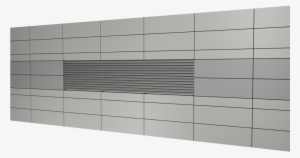 Aluminium Ventilation Louvre Consists Of 75mm Deep, - Griglie Di Ventilazione In Alluminio