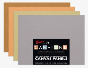 Fredrix Can-tone Artist Canvas Panels - Fredrix Can-tone Pre-toned Canvas Panels, Cappuccino,