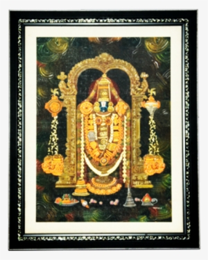 Tirupati Balaji Texture Print With Uv Canvas Painting - Religion