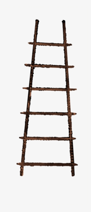 Old Ladder Png Rough Wood Grain Cutout By Annamae22 - Rope Ladder Png