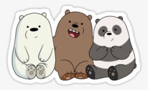 So Cute • Also Buy This Artwork On Stickers, Apparel, - We Bare Bears White Bears S