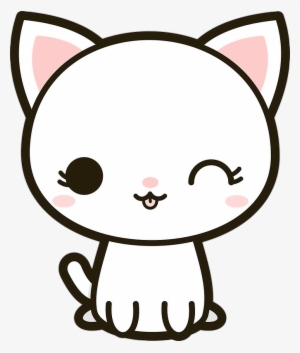 Download Stickers Kawaii Clipart Sticker Cat Kawaii - Kawaii Cat Sticker