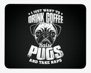 Black Pug Mousepad - Vhc Brands 29980 16 X 16 In. P