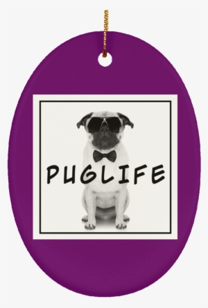 Pug Life Christmas Ornament - Motorola Moto G5 Plus Leren Portemonnee Hoesje Dog