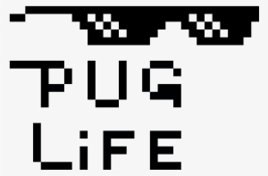 Pug Life Direct Image Link - Line Art