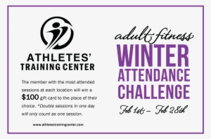 Adult Fitness Winter Attendance Challenge - Three Challenges By Nicolas Hauff 9781599324906 (paperback)