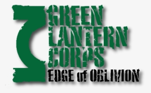 Green Lantern Corps Edge Of Oblivion Logo - Graphic Design