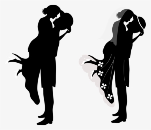 Bride And Groom Silhouettes