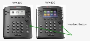 To Answer An Incoming Call, Press The Headset Button - Polycom Vvx 300 Desk Phone