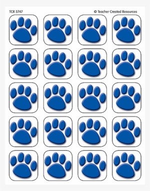Tcr5747 Blue Paw Prints Stickers Image - Captain America For Party