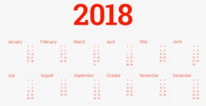 Free Calendar Png Resume List 9terrains Template Headline - Calendario 2018 2 Linhas