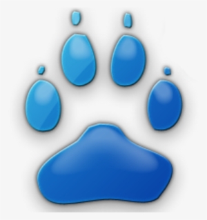 Lykan Blue Paws Ad - Clip Art