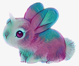 Bunny Easter Horn Ear Fluffytail Pink Blue Paw Cute - Easter