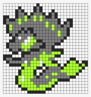 Zygarde Perler Bead Pattern / Bead Sprite - Pixel Art Pokemon Zygarde