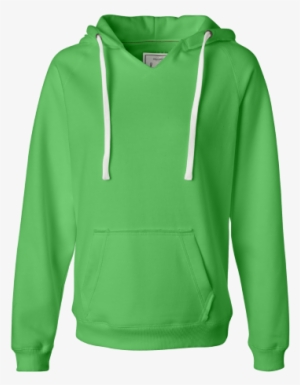 8836 Ja Ladies' Sydney Brushed V-neck Hooded Sweatshirt