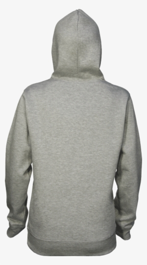 Larger Imagemove Mouse Over The Image To Magnify - Plain Grey Hoodie Back