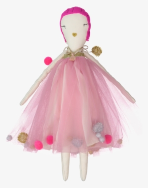 Jess Brown Rag Doll - Atsuyo Et Akiko Jess Brown Doll / Les Ponpoms / Pink