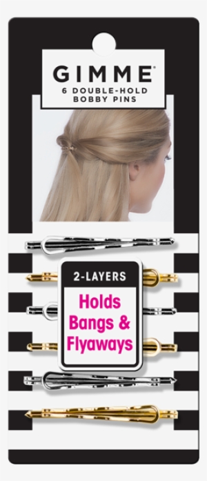 Gimme Double Hold Silver And Gold Bobby Pins 6pc - Gimme Clips Gimme Double Hold Silver And Gold Bobby