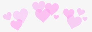 Heart Crown Filter Snapchat Cute - Black Heart Crown Png