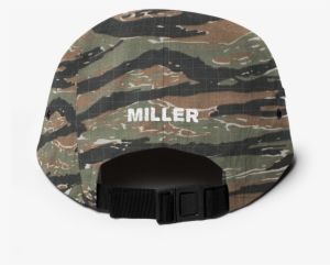 Miller French Fry Five Panel Cap - Armyuniverse Tiger Stripe Camouflage Military 22" X