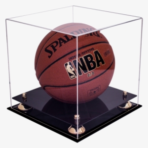 Uv Protection Full Size Basketball/soccer Ball Display - Better Display Cases: Basketball Display Case With