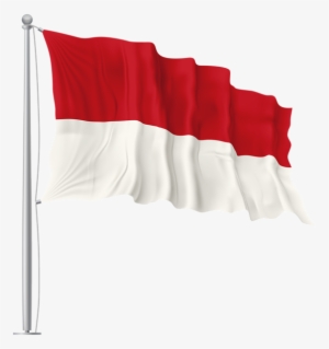 0, - Monaco Waving Flag