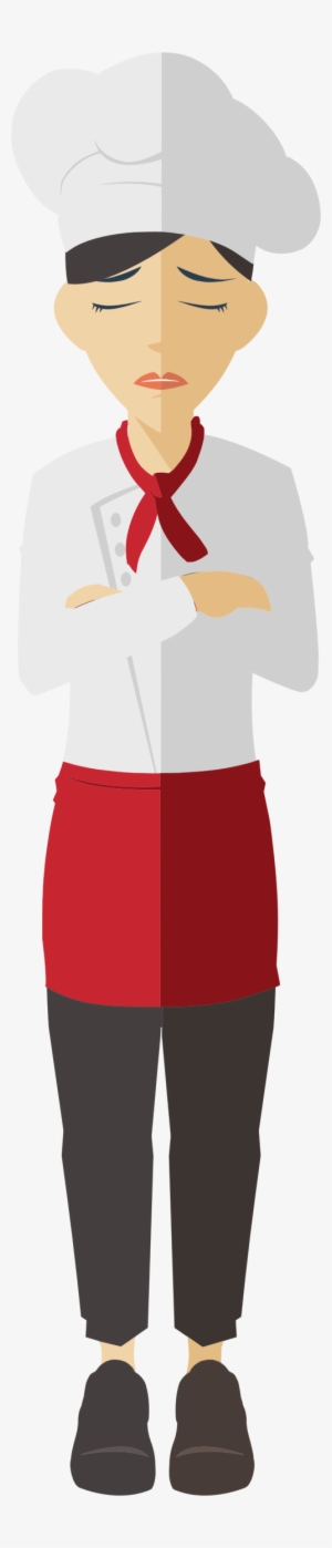 This Free Icons Png Design Of Flat Shaded Female Chef