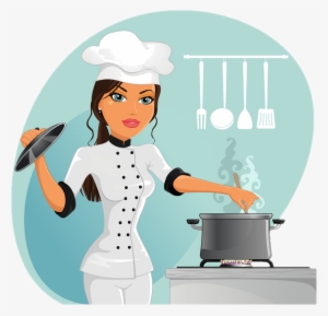 Recipe Cards, Clip Art, Illustrations - Chef Cuisiniere