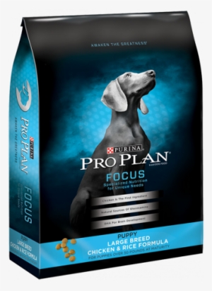 roll over image to zoom - pro plan focus large breed puppy food, 18 lbs.