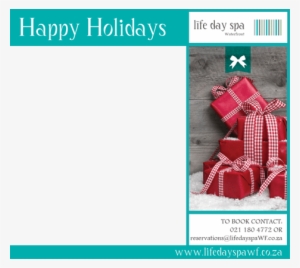 Happy Holidays Gift Voucher R1000 - Rote Weihnachtsgeschenke Auf Wechselwirkender Karte
