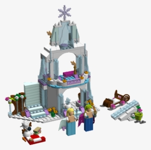 Elsas Sparkling Ice Castle Klein - Elsa's Sparkling Ice Castle Lego Png