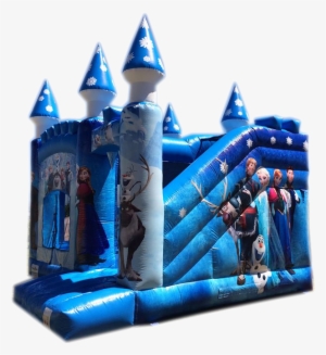 Ice Princess Combo - Frozen Bouncy Castle Hire Auckland