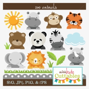Zoo Animals Svg Cut Files For Scrapbooking Zoo Svg - Miss Kate Cuttables Lion