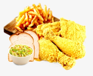 4pc Chicken Legs & Thighs - Cole Slaw