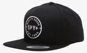 Circle Snapback Hat - Spy Optic Circle Snapback Hat - Black - One Size Fits