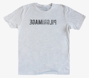 block letter mirror tee - 6750 anvil adult triblend t-shirt