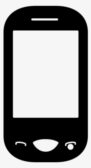 Rounded Cellphone Vector - Mobile Phone
