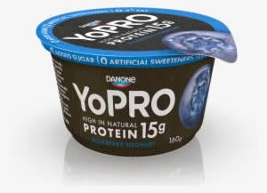 Yopro - Blueberry - Danone Yopro Yoghurt Plain 160g